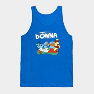 Blue Donna Tank Top